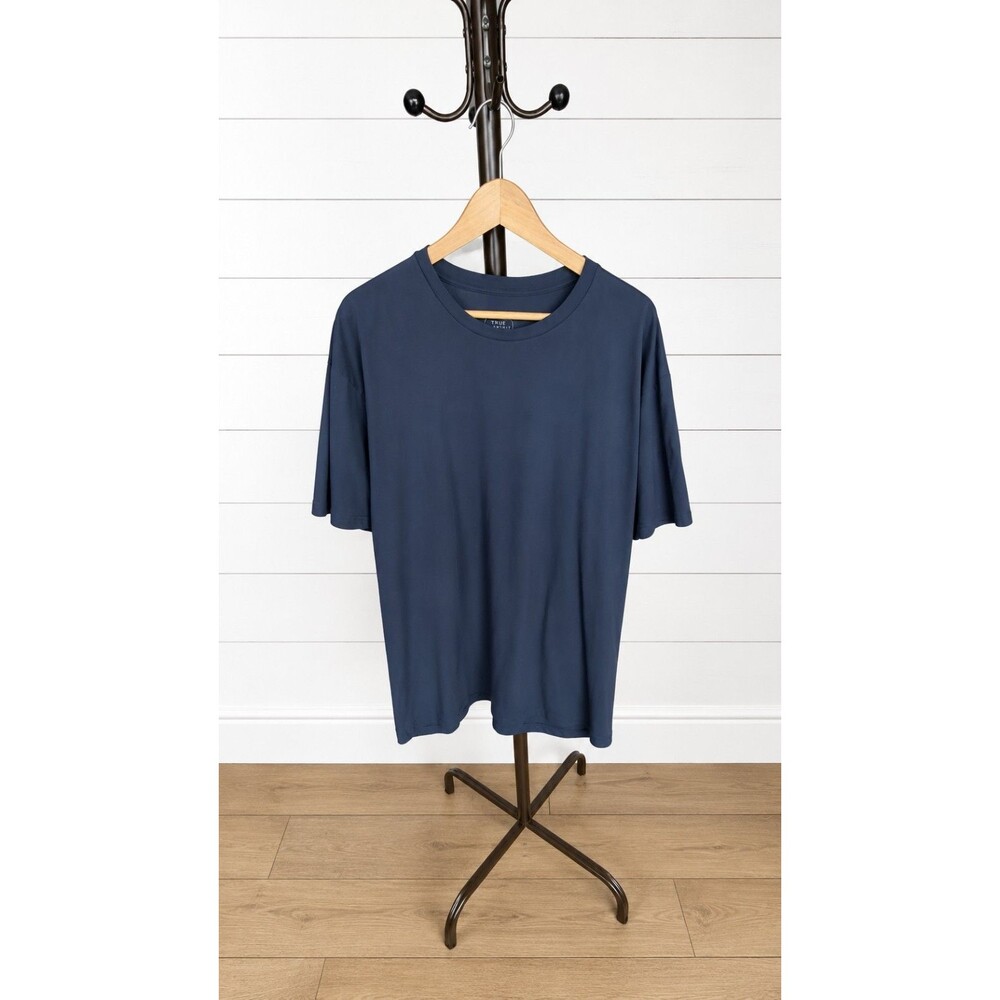 True Classic Navy XXL Men's T-Shirt Short Sleeve Cut Crew Neck Basics Tee Shirt